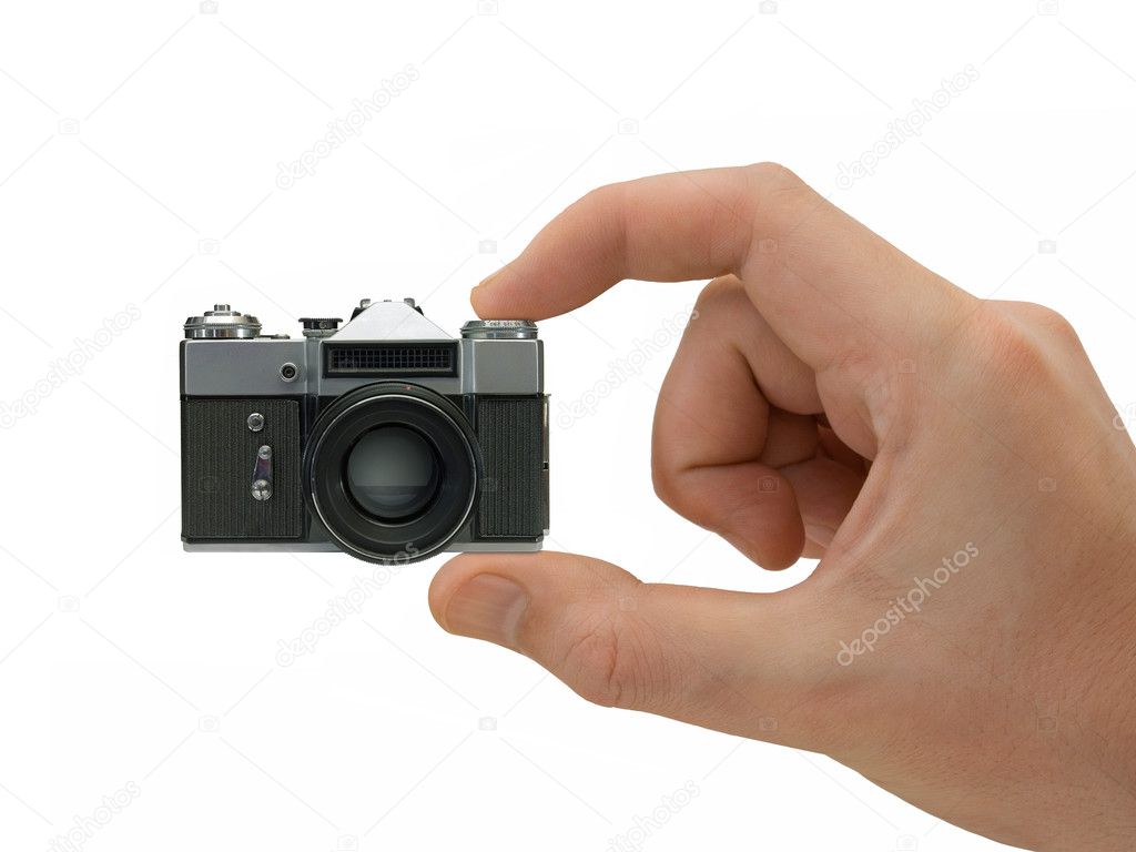 Super compact camera in hand