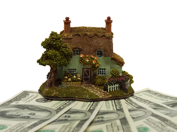 House és a pénz — Stock Fotó