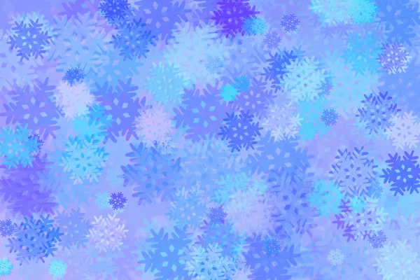 Сніжинки - зимовий фон — стокове фото