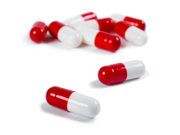 Tabletták, orvosi háttér — Stock Fotó