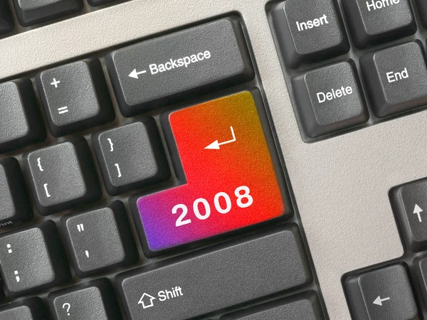 Πληκτρολόγιο - κλειδί 2008 — Φωτογραφία Αρχείου