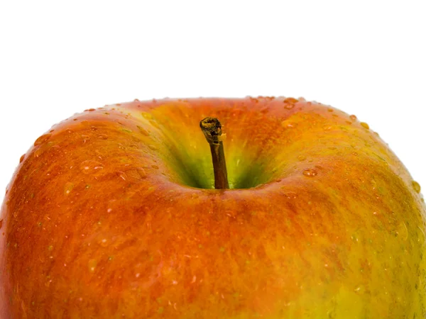 Apfel und Wassertropfen — Stockfoto