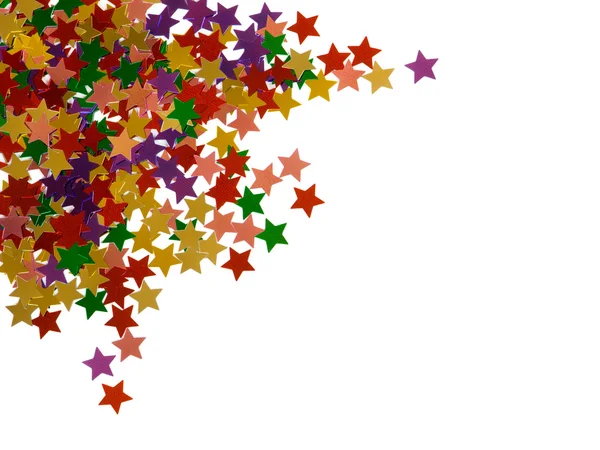 Modello di stelle multicolore — Foto Stock