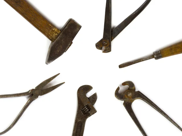 Старые инструменты DIY — стоковое фото