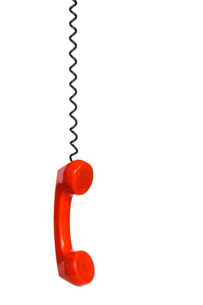 Telefonhörer und Kabel — Stockfoto