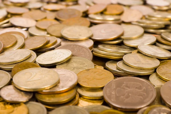 Macro de monedas —  Fotos de Stock