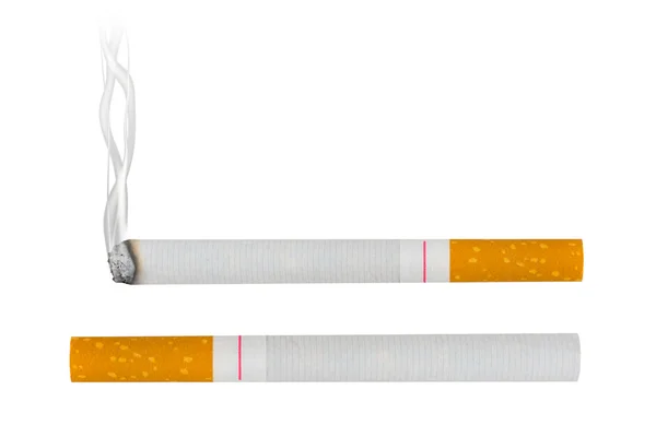 Макро из сигарет — стоковое фото