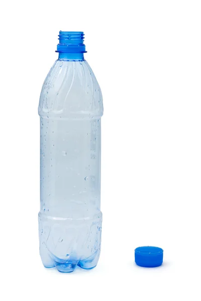 Порожні пляшки пластмасові — стокове фото