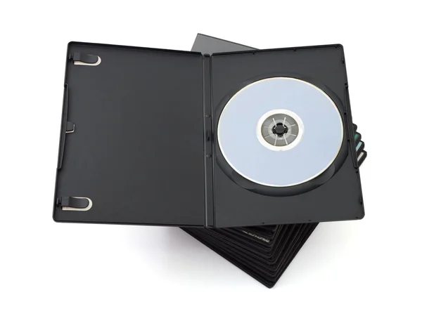 Stack of dvd — Stock Photo, Image