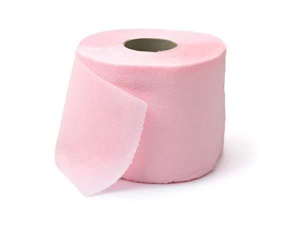 Rosa toalettpapper — Stockfoto