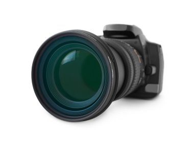 Camera and lens clipart