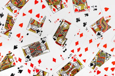 Playing cards background clipart