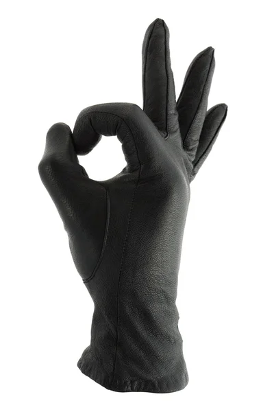 Ok sign - glove without hand — Stock Photo, Image