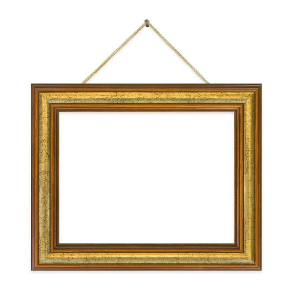 Retro frame on string — Stock Photo, Image
