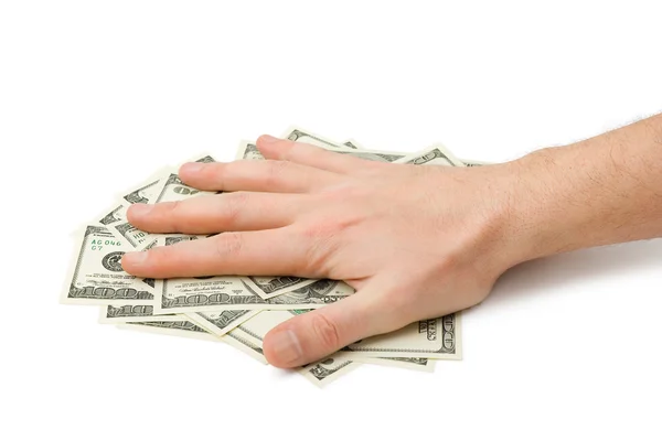 Χέρι και χρήματα — Φωτογραφία Αρχείου