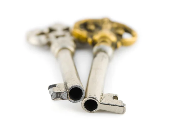 Two retro keys — Stock Photo, Image