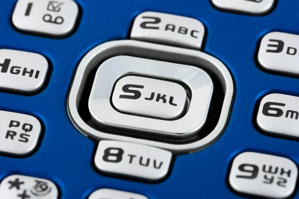 携帯電話のキーパッドのマクロ — ストック写真