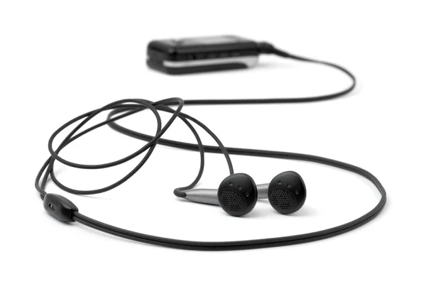Reproductor de MP3 y auriculares —  Fotos de Stock