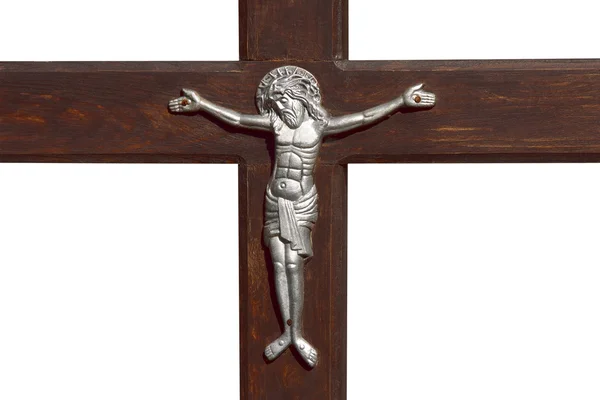 Jezus i krzyż — Zdjęcie stockowe