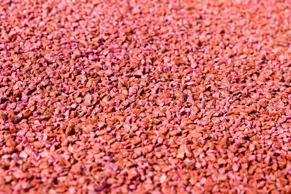 Red gravel background — Stock Photo, Image