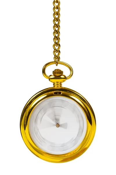 Reloj de oro retro - concepto de paso del tiempo — Foto de Stock