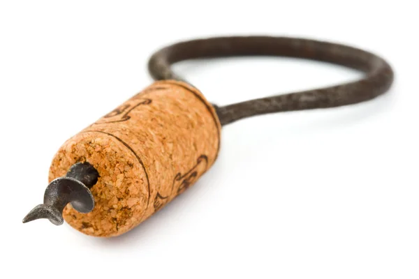 Macro of corkscrew — Stock Photo, Image