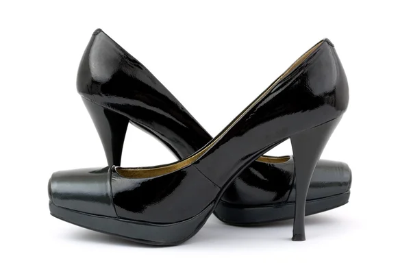 Scarpe da donna nere — Foto Stock