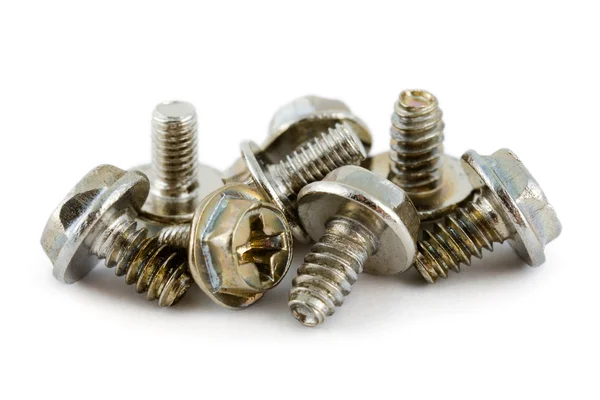 Macro of screws — Stock Photo, Image