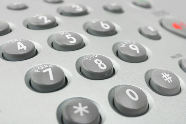 Telephone keypad