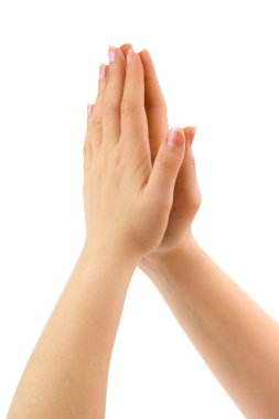 Praying hands clipart