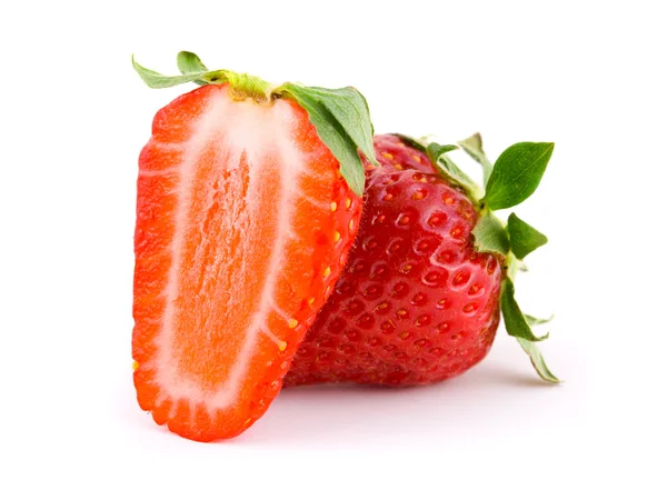 Two ripe strawberry — Stock Photo, Image