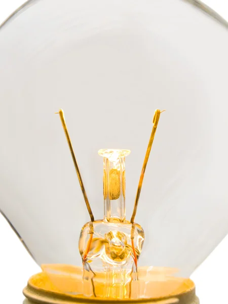 Macro da lâmpada, cópia-espaço em vez espiral — Fotografia de Stock
