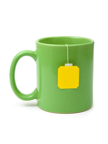 Csésze tea bag — Stock Fotó