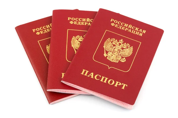 Passaportes russos — Fotografia de Stock