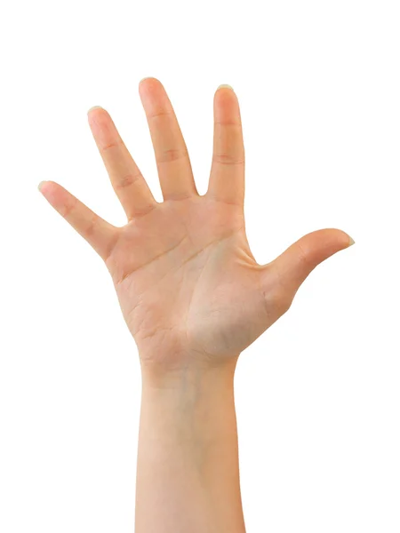 Vrouw hand — Stockfoto