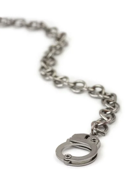 Chain and handcuffs — Stock Photo, Image