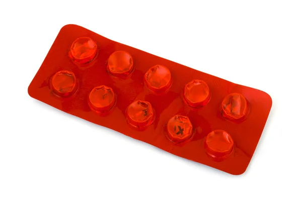 Paquete vacío de pastillas —  Fotos de Stock