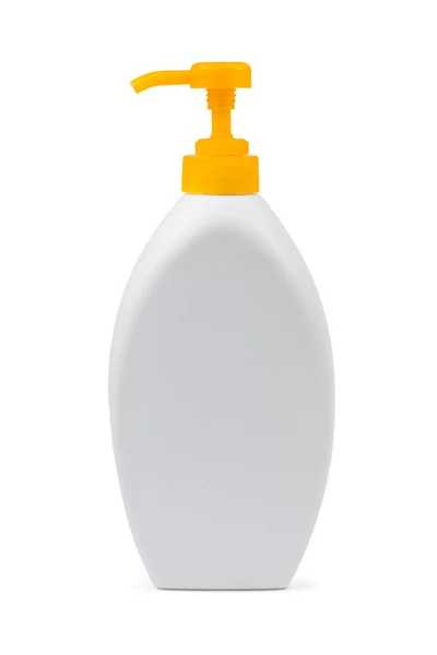 Weiße Plastikflasche — Stockfoto