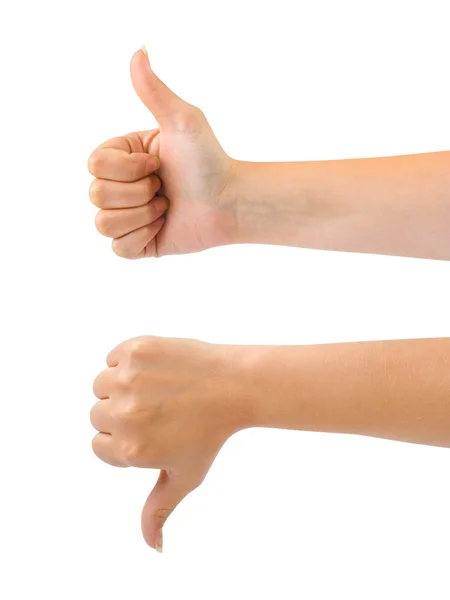 Twee gebaren-handen — Stockfoto