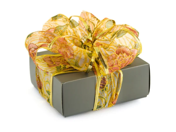 Gift with bow — Stock Photo, Image