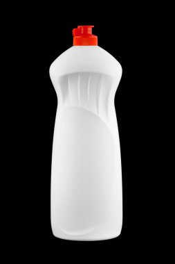 White plastic bottle clipart