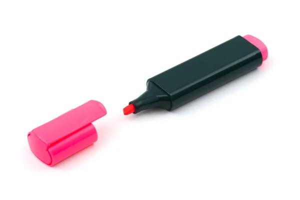 Red marker and cap — Stock Photo, Image