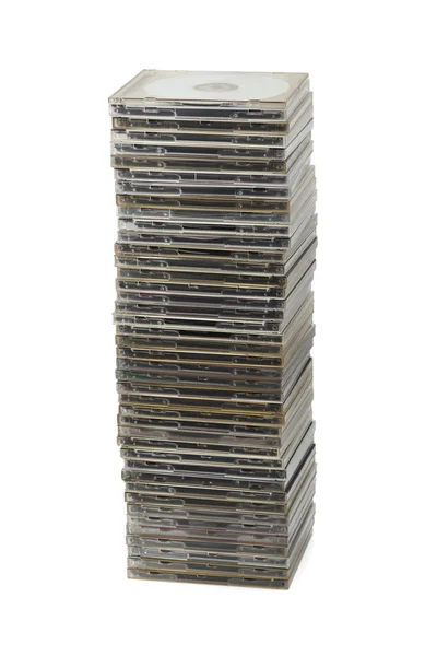 Stapel von Computerfestplatten — Stockfoto