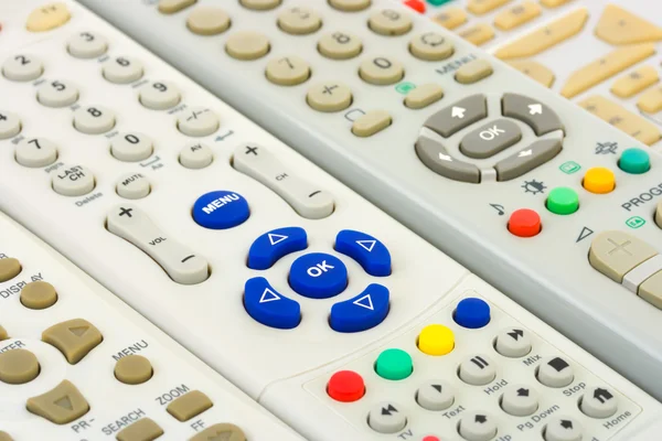 Controles remotos de TV —  Fotos de Stock