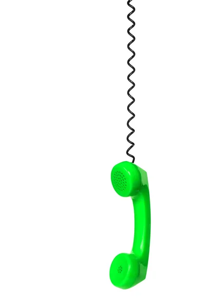 Telefonhörer und Kabel — Stockfoto