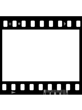 Frame of photographic film ( seamless) clipart