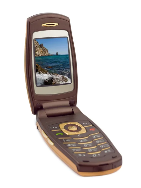 Fotózás a képernyő mozgatható telefon — Stock Fotó