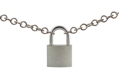 Lock and chain clipart