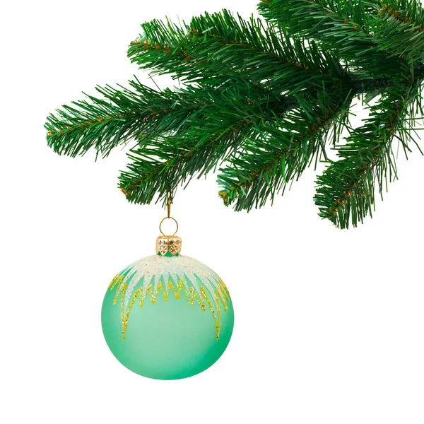Árbol y bola de Navidad — Foto de Stock