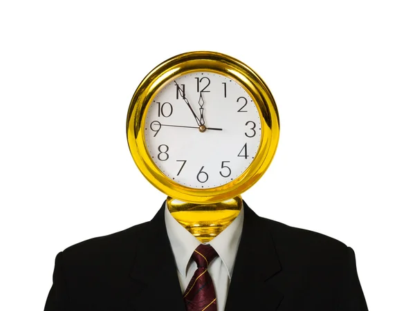 Clock for head — Stock Photo, Image